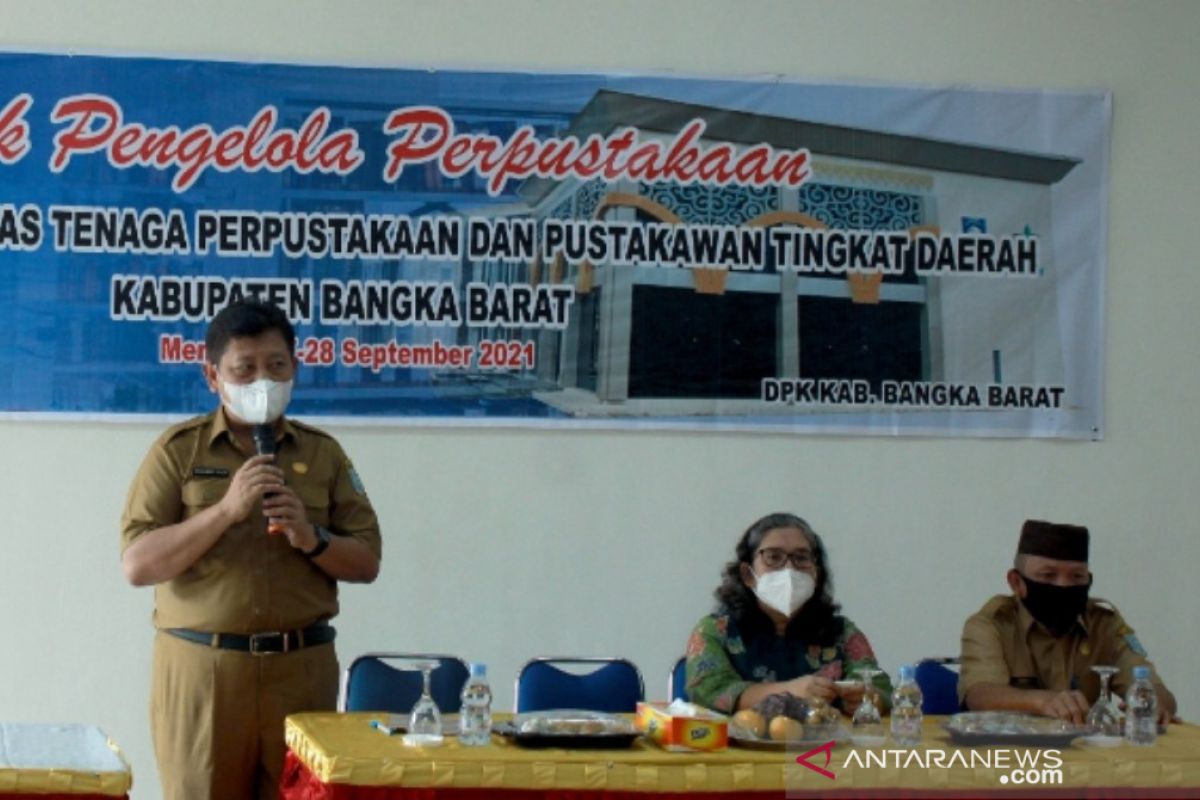 Pemkab Bangka Barat tingkatkan keterampilan pengelola perpustakaan