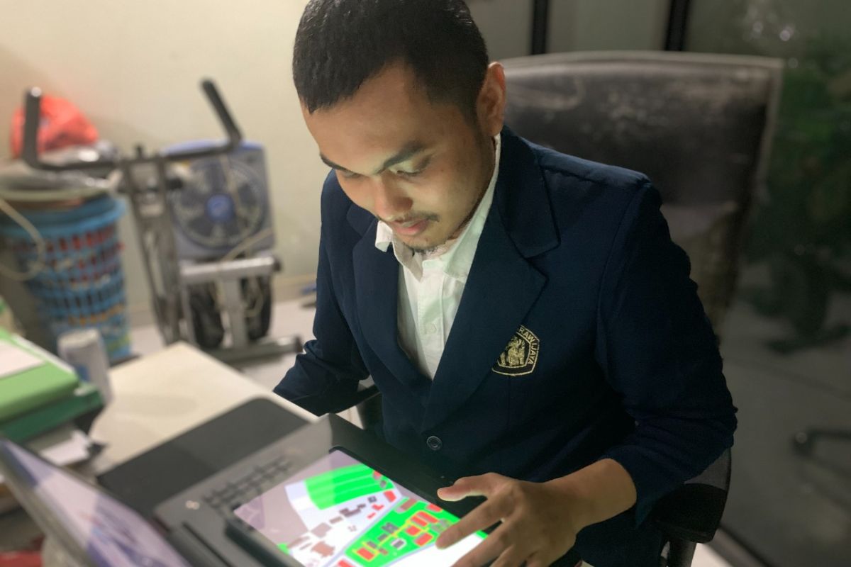 Brawijaya University student designs digital map for visually impaired