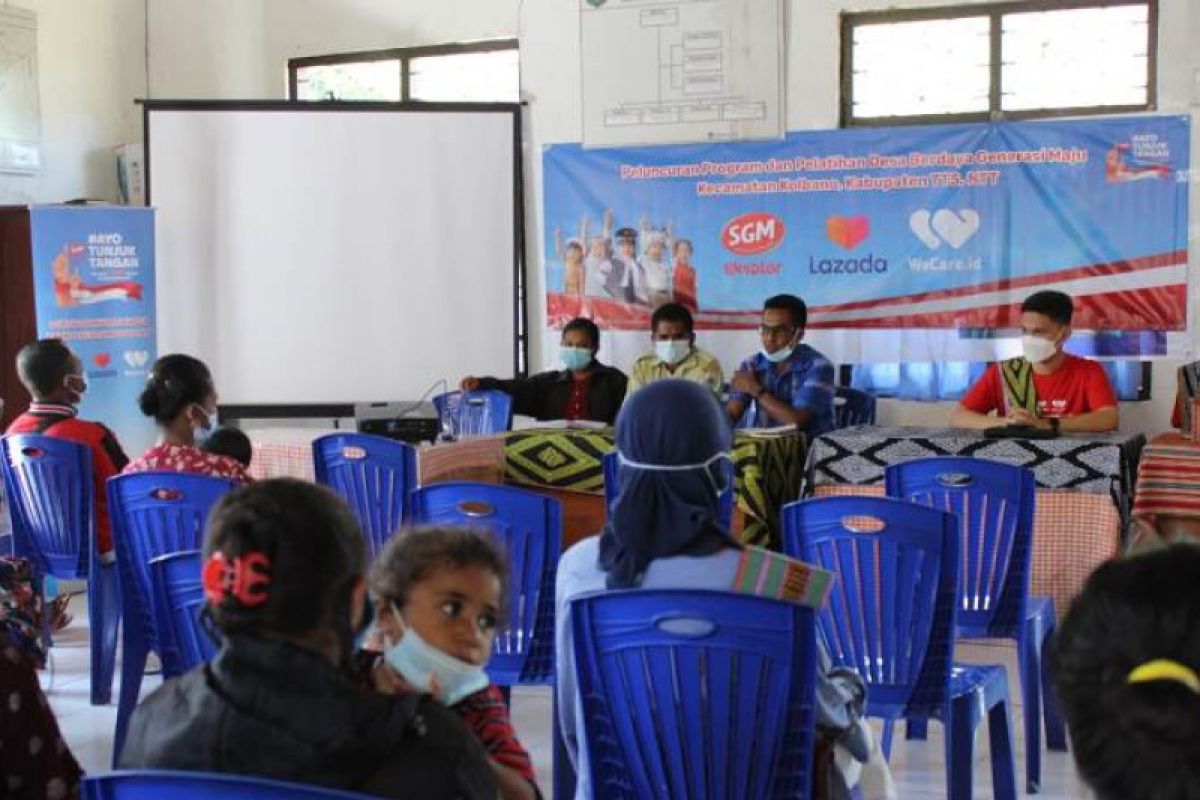 SGM Eksplor, Lazada, WeCare.id dukung pemberdayaan desa generasi maju di NTT