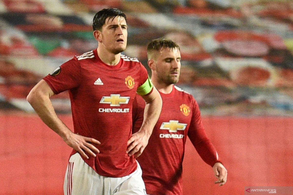 Cedera, Harry Maguire dan Luke Shaw diragukan tampil lawan Villarreal di Liga Champions