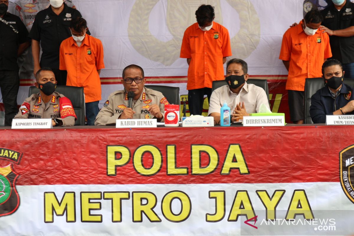 Polda Metro Jaya tangkap tiga pelaku penembakan di Tangerang