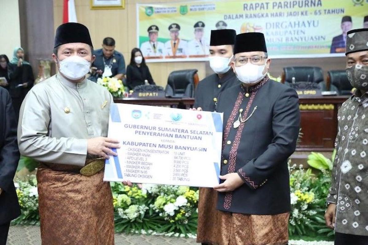 Pemprov Sumsel salurkan bantuan alkes ke Kabupaten Musi Banyuasin