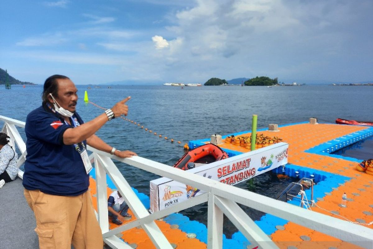 PON Papua - TD selam sebut dermaga apung PON Papua terbaik