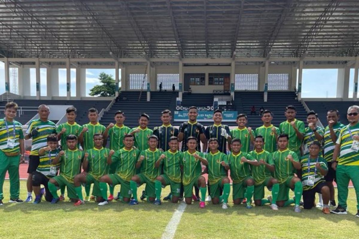 Tim sepak bola Sumut ditahan imbang Jateng 1-1