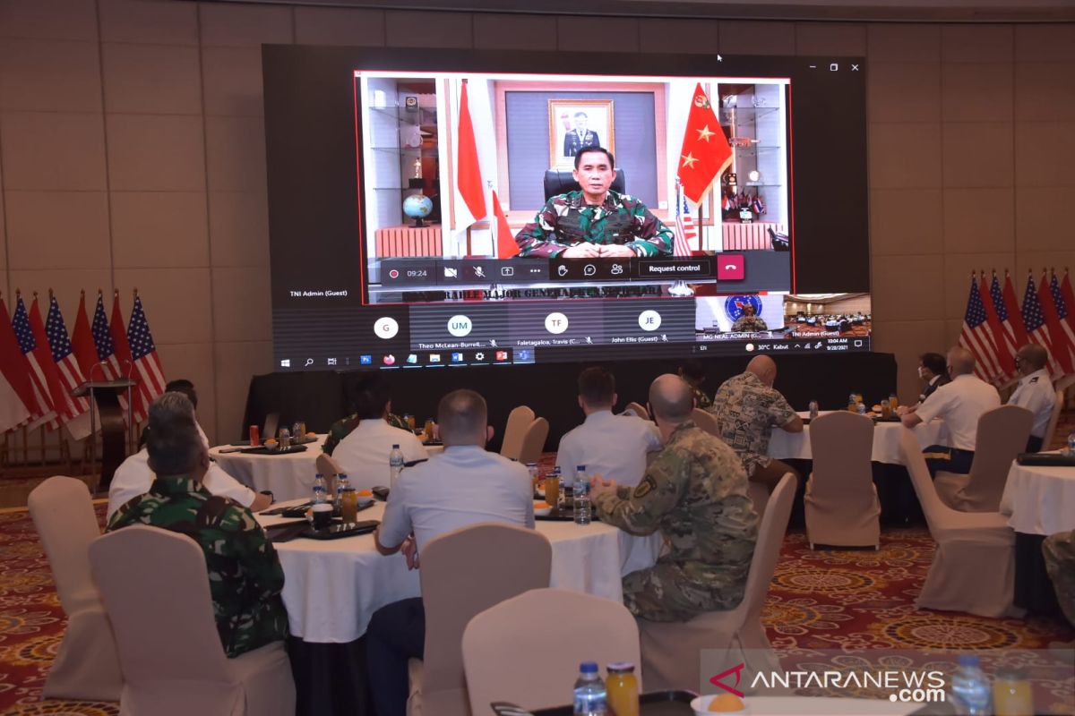 Asops Panglima TNI tutup latihan bersama staf TNI dan USINDOPACOM