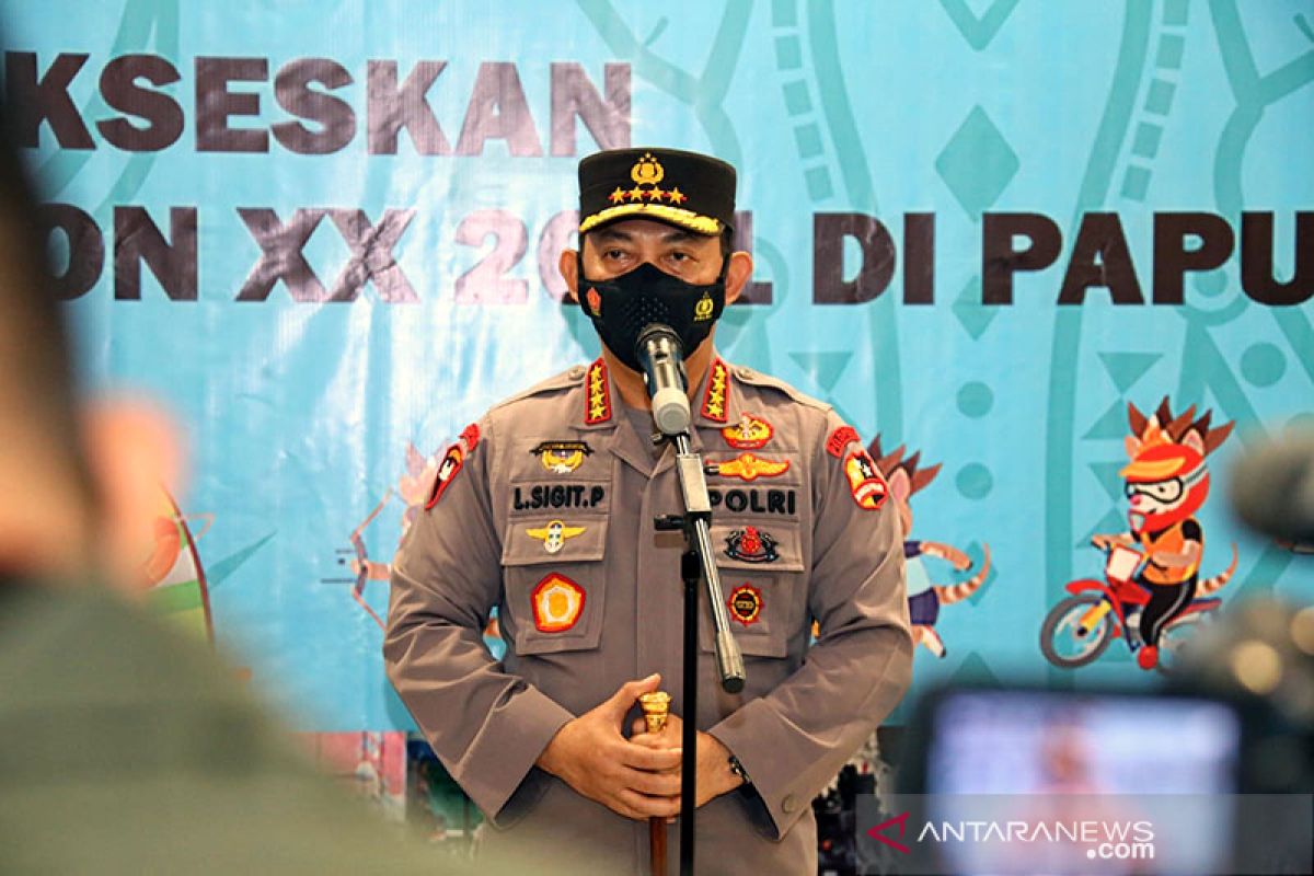 Kapolri ingatkan keberhasilan PON Papua bawa kehormatan bangsa