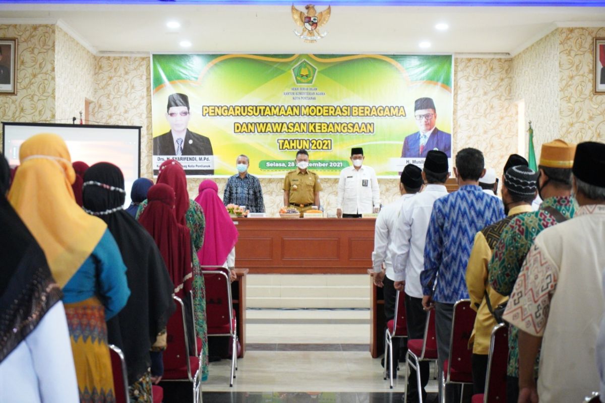 Kemenag Kota Pontianak sosialisasi pengarustamaan moderasi beragama