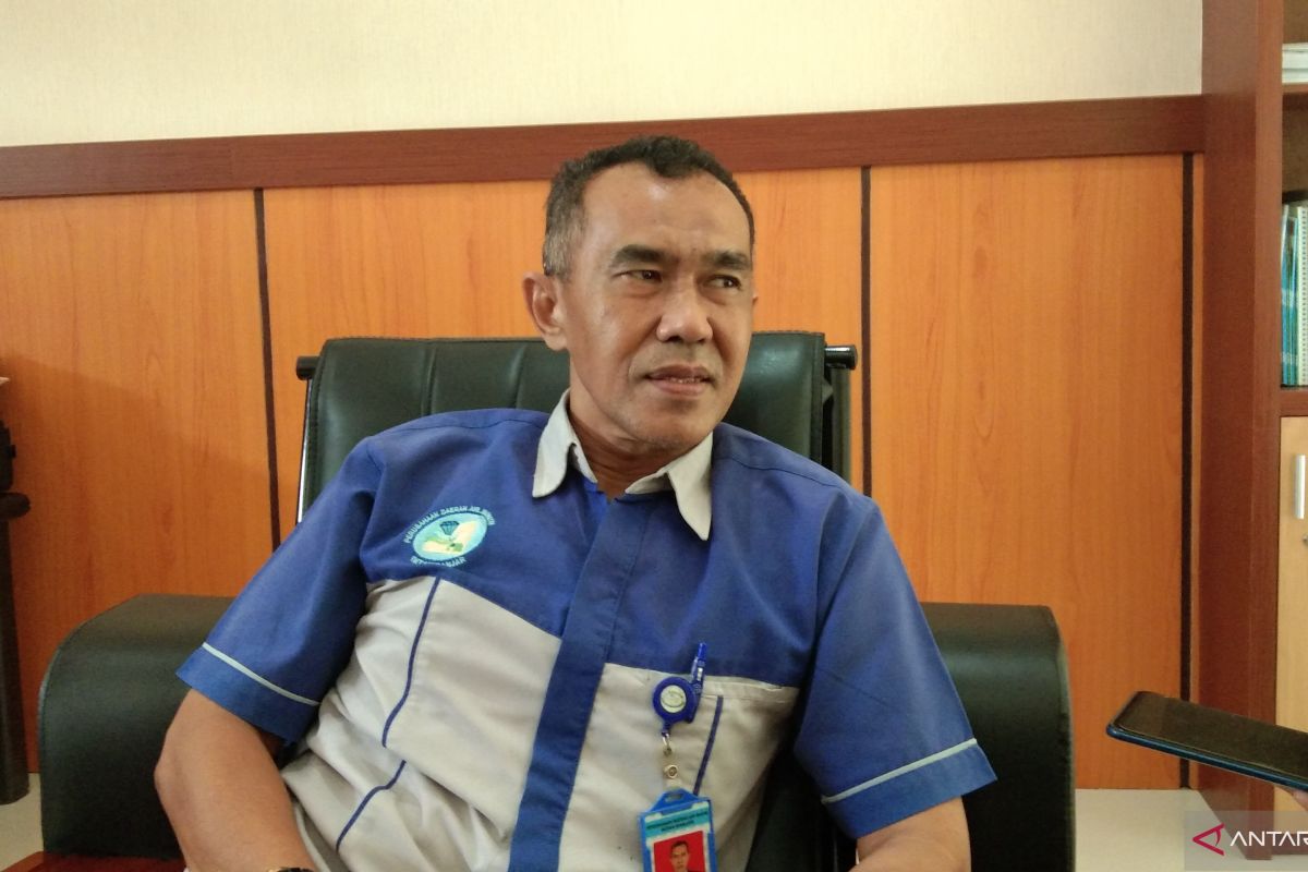Pipa SPAM pecah distribusi air bersih PDAM Intan Banjar terganggu