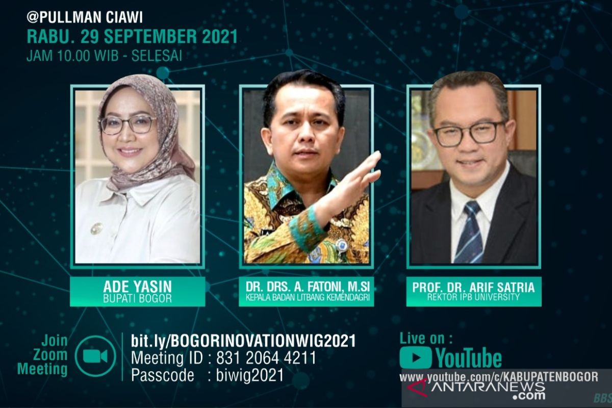 Bupati Ade Yasin kumpulkan rektor pada acara Bogor Innovation WIG 2021