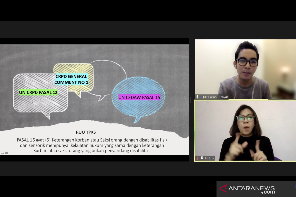 YAPESDI: RUU TPKS harus akui kesaksian penyandang disabilitas mental