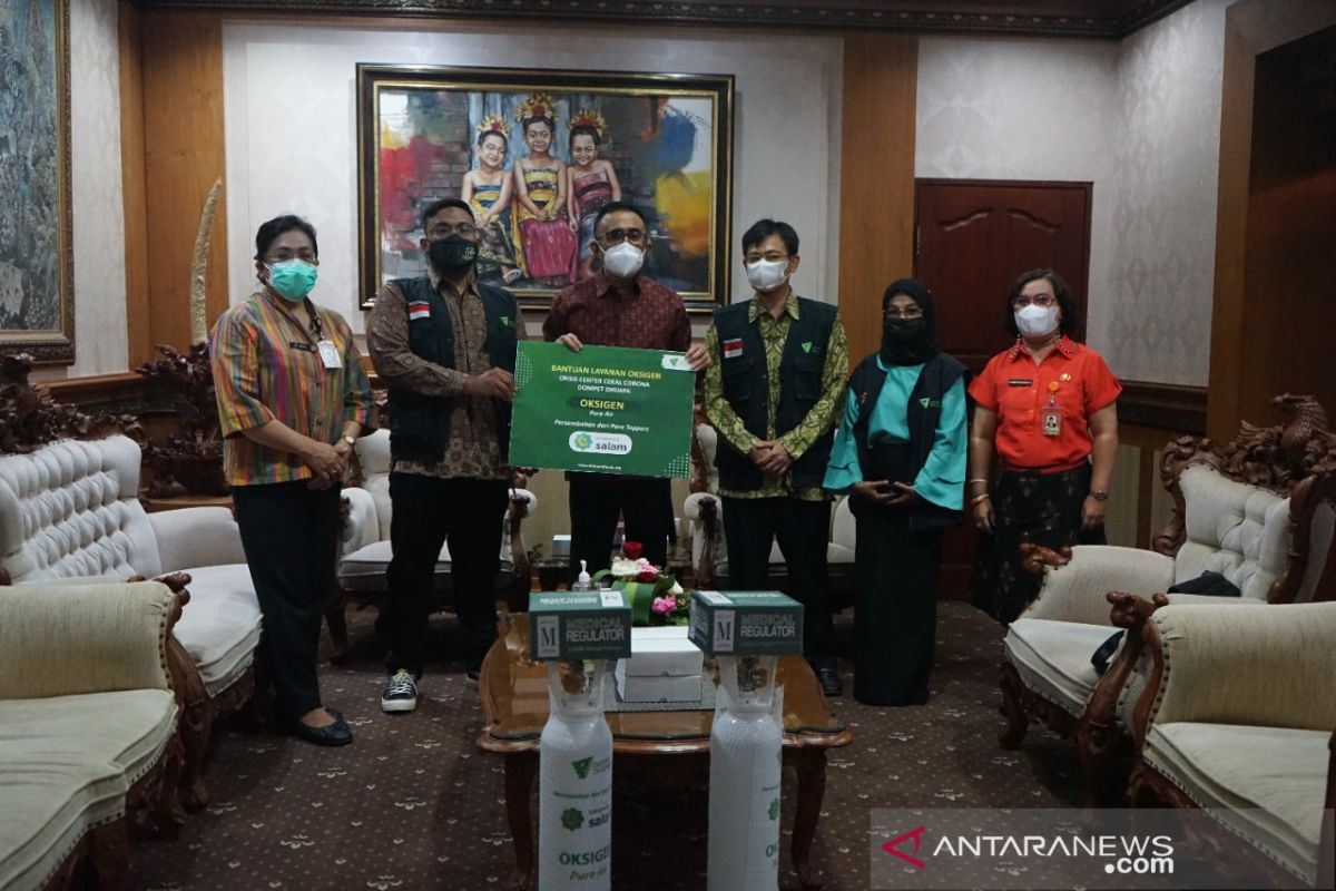 Pemkot Denpasar dapat bantuan tabung oksigen dari Dompet Dhuafa