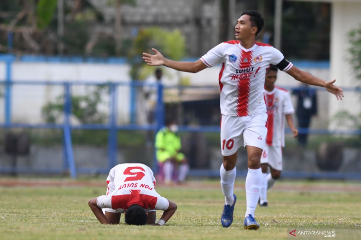 PON Papua - Pelatih sepak bola Sulawesi Utara syukuri kemenangan atas Aceh