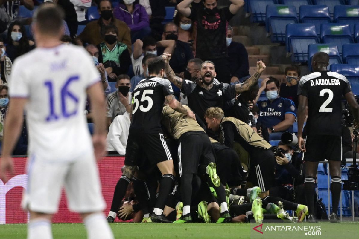 Liga Champions - Sheriff permalukan Real Madrid di Santiago Bernabeu