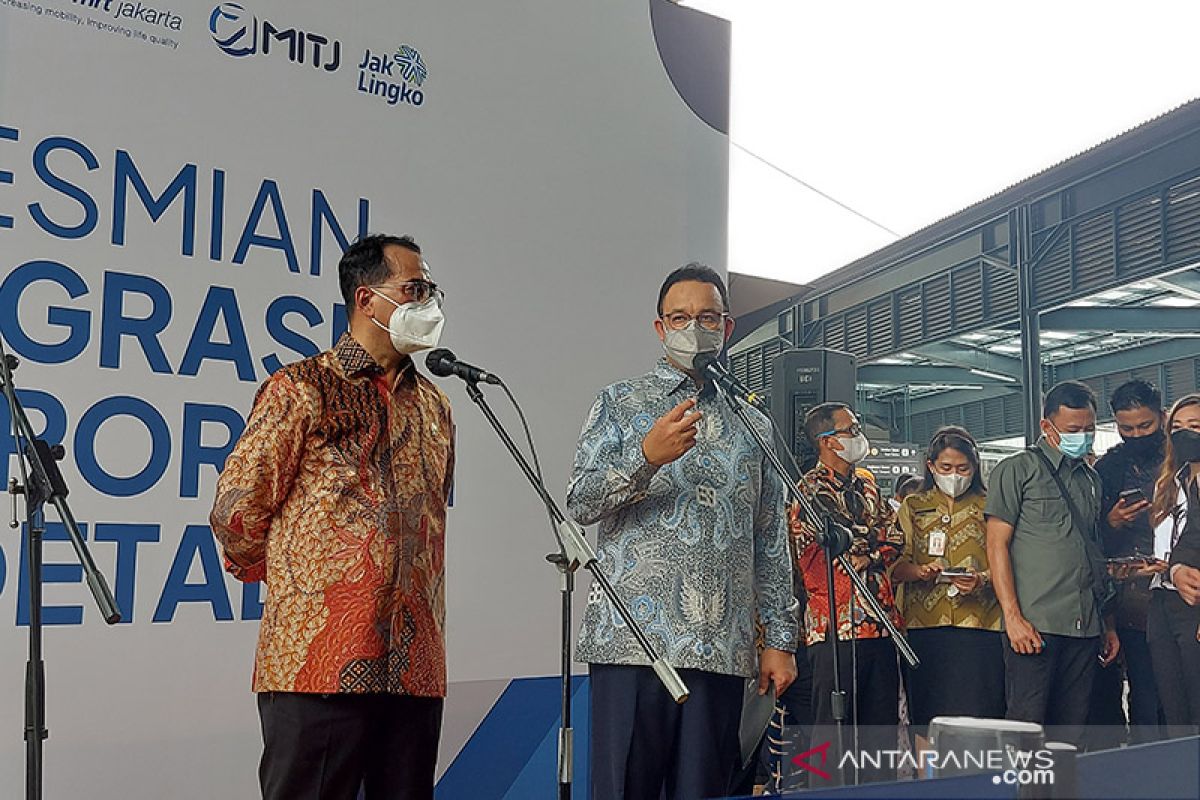 Anies janjikan integrasi transportasi JakLingko beri tarif berkeadilan