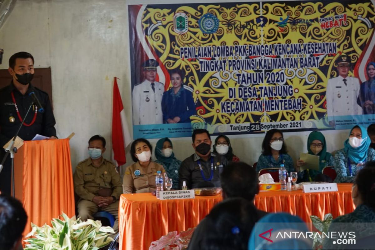 Desa Tanjung wakili Kapuas Hulu ikut Lomba Kesatuan Gerak PKK Kalbar