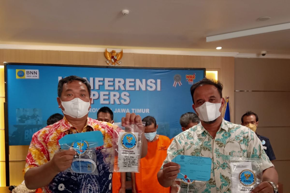 BNNP Jatim ringkus pengedar sabu-sabu jaringan Surabaya-Madura