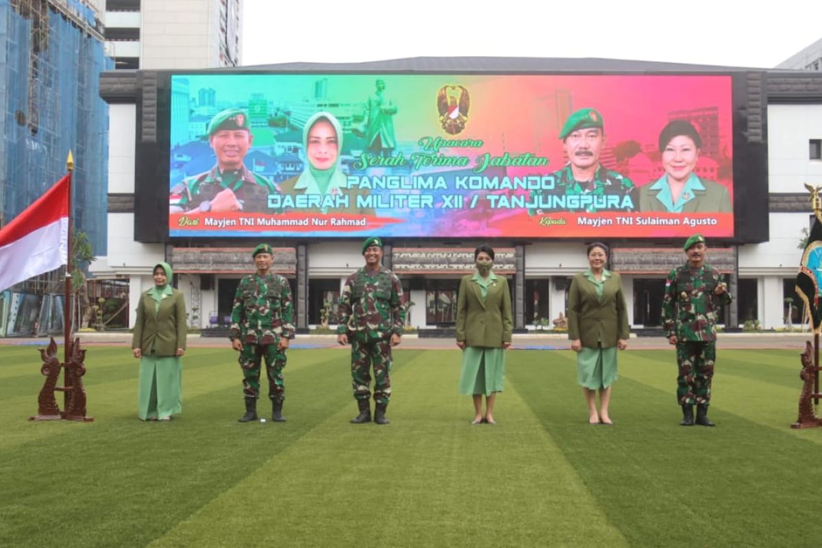 Mayjen TNI Sulaiman Agusto pejabat baru Panglima Kodam XII/Tanjungpura