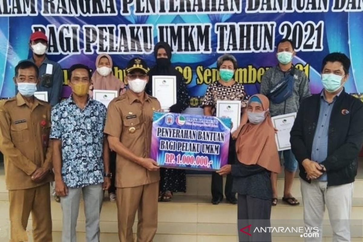 810 pelaku UMKM di Mura diberikan bantuan pemulihan ekonomi