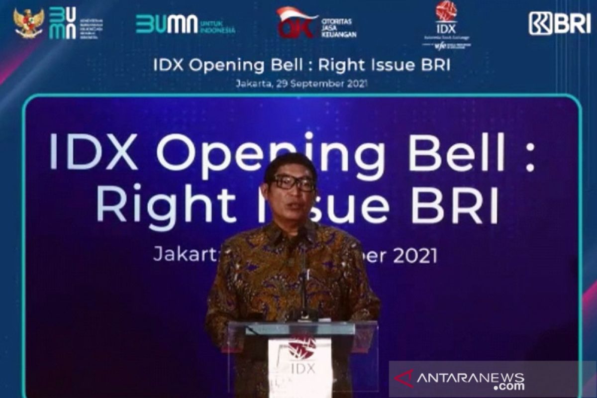 BEI: Rights issue akan buat saham BBRI tambah menarik