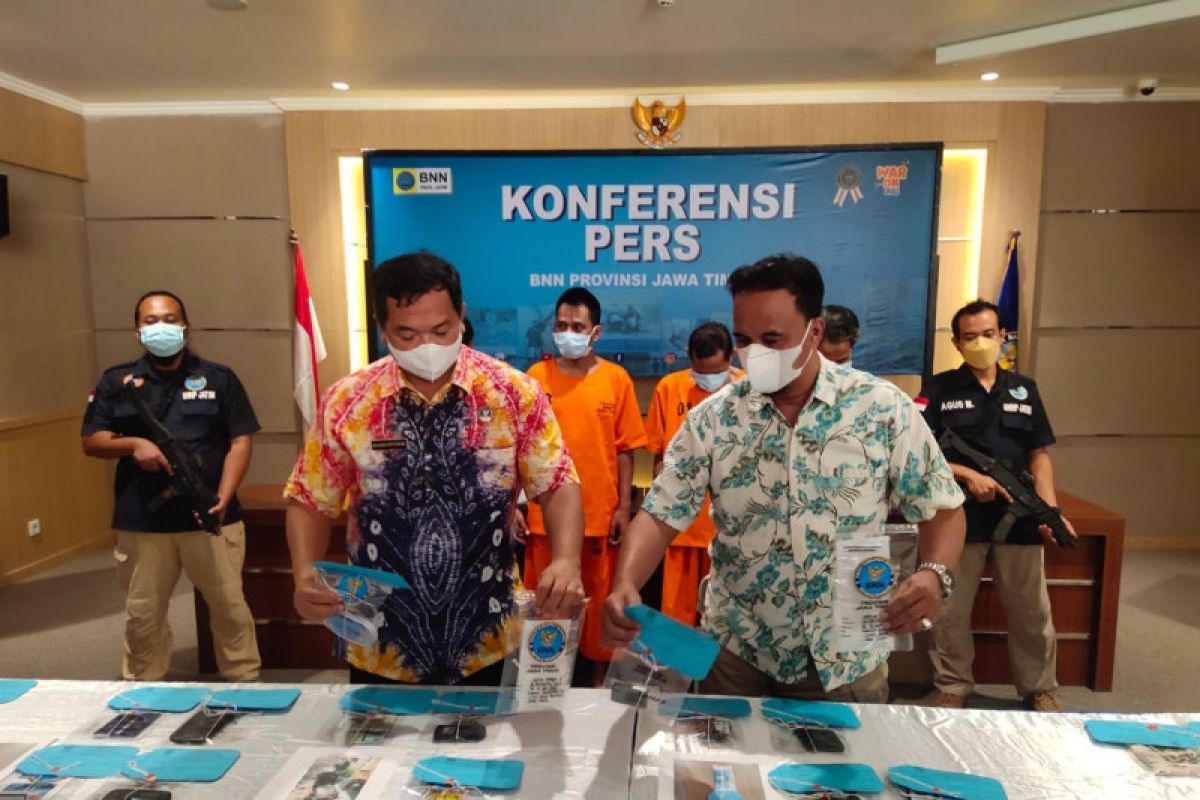 BNNP Jatim gagalkan peredaran sabu-sabu dari jaringan Surabaya-Lamongan