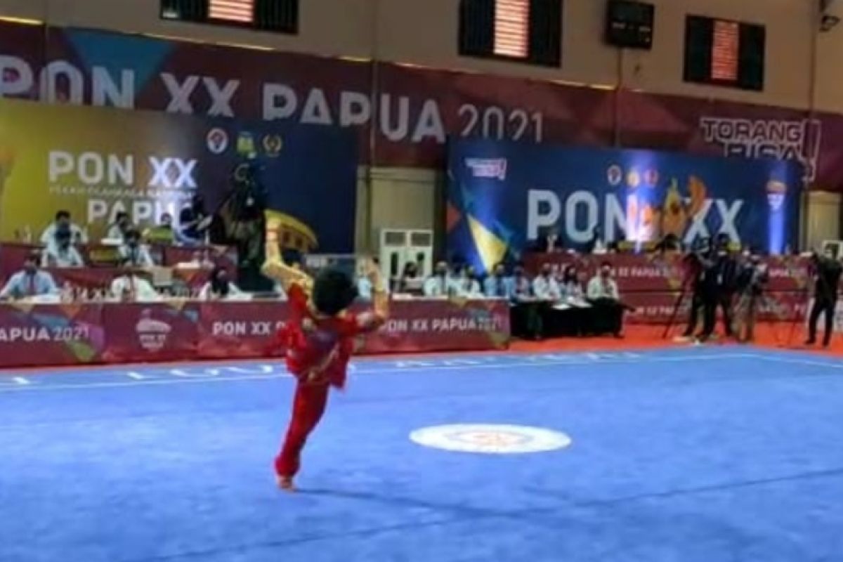 PON Papua - Syella atlet wushu Kalimantan Barat melaju ke final