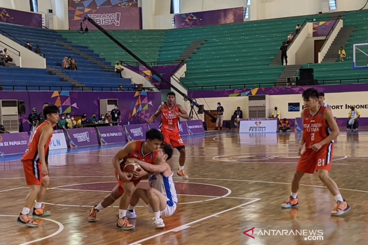 Sulut tundukkan Babel 92-91 lewat babak "overtime" bola basket 5x5