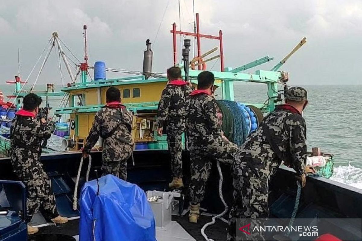 KKP tangkap kapal trawl Malaysia di Selat Malaka