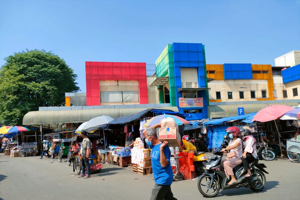 Kunjungan pasar kering kota Bogor capai 50 persen