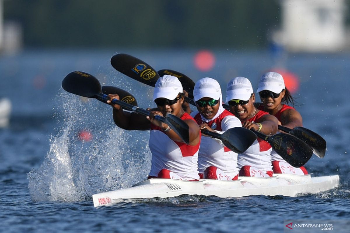 Tim dayung Indonesia bertekad  tambah emas dari kano/kayak