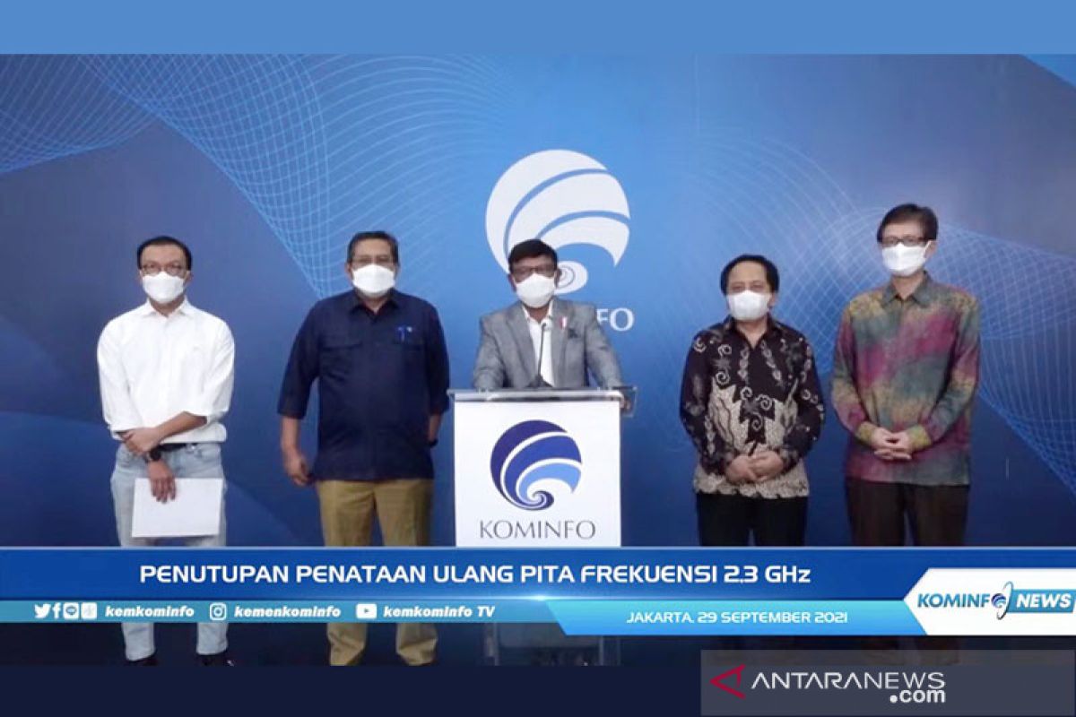 Penataan ulang spektrum frekuensi 2,3GHz selesai