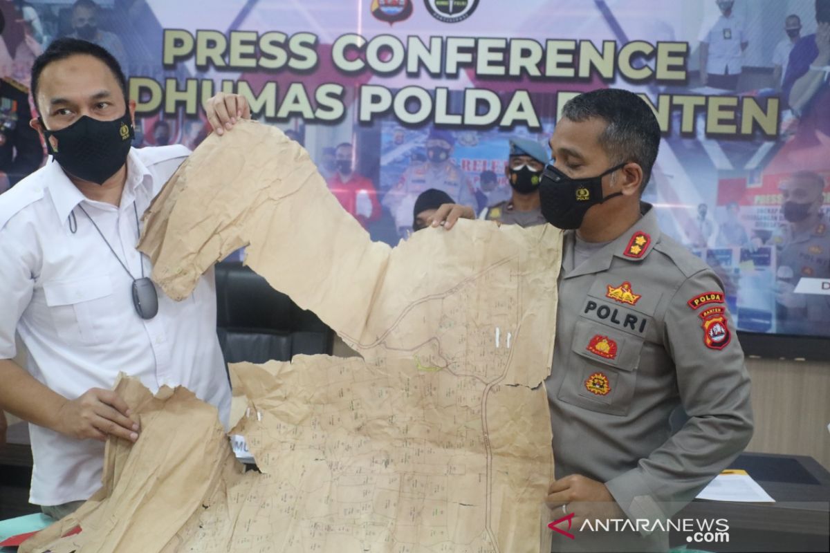 Polda Banten tangkap terduga pemalsu sertifikat tanah