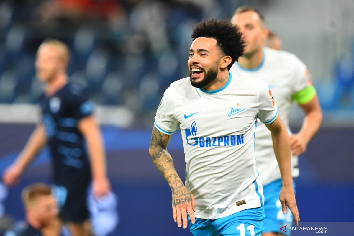 Zenit gulung 10 pemain Malmo empat gol tanpa balas