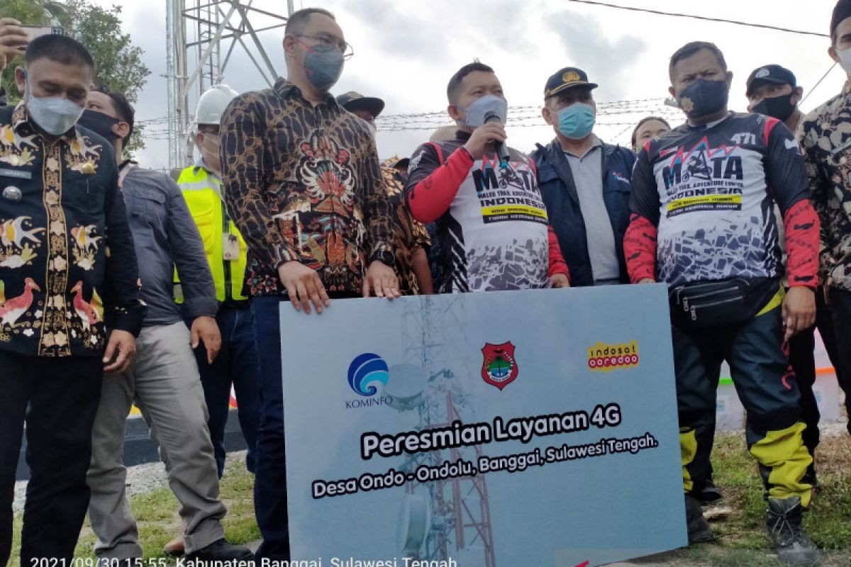 Amirudin Tamoreka targetkan tahun 2022 bebas 'blank spot' di Banggai