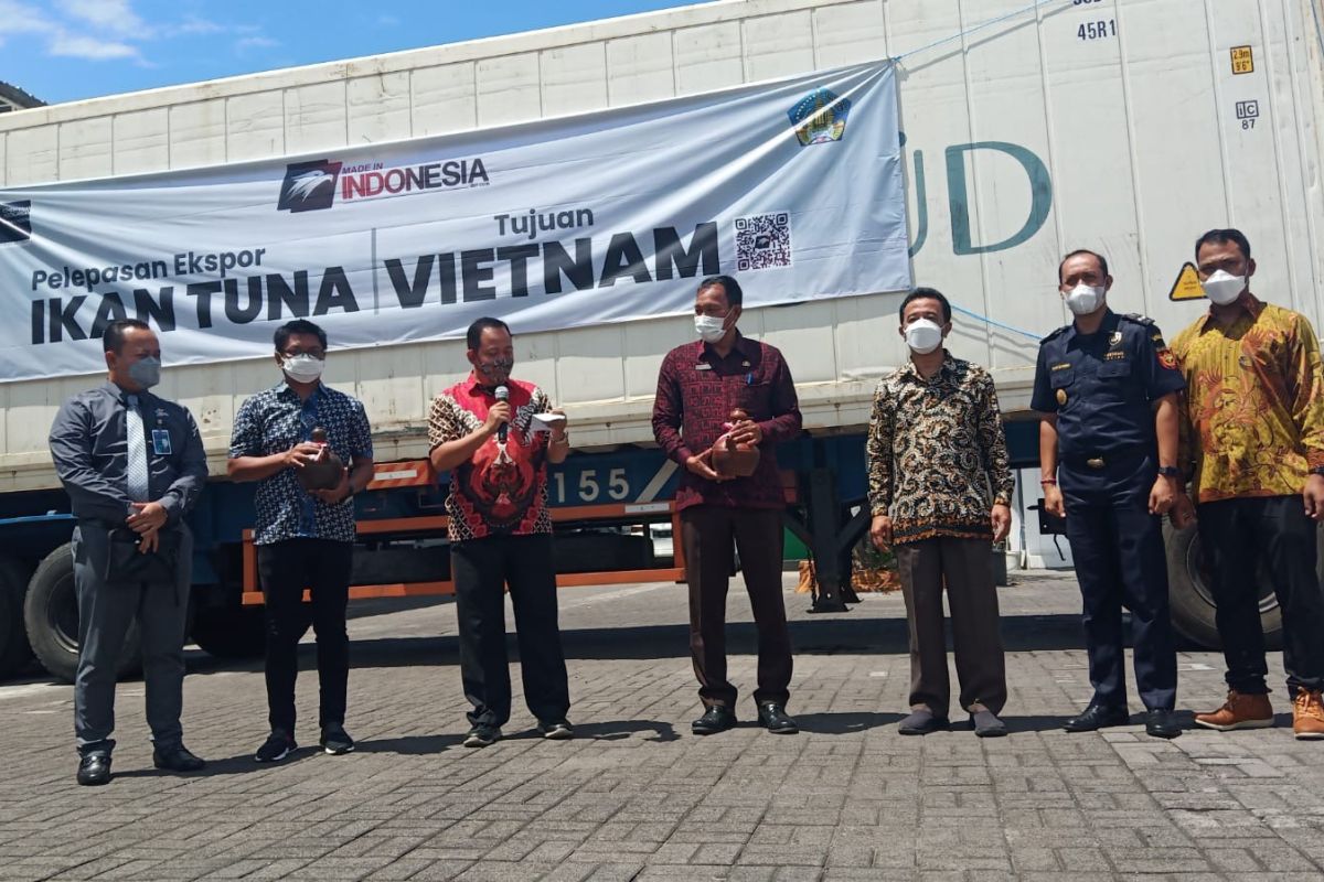Kementerian Perdagangan lepas ekspor 27 ton ikan tuna sirip kuning ke Vietnam