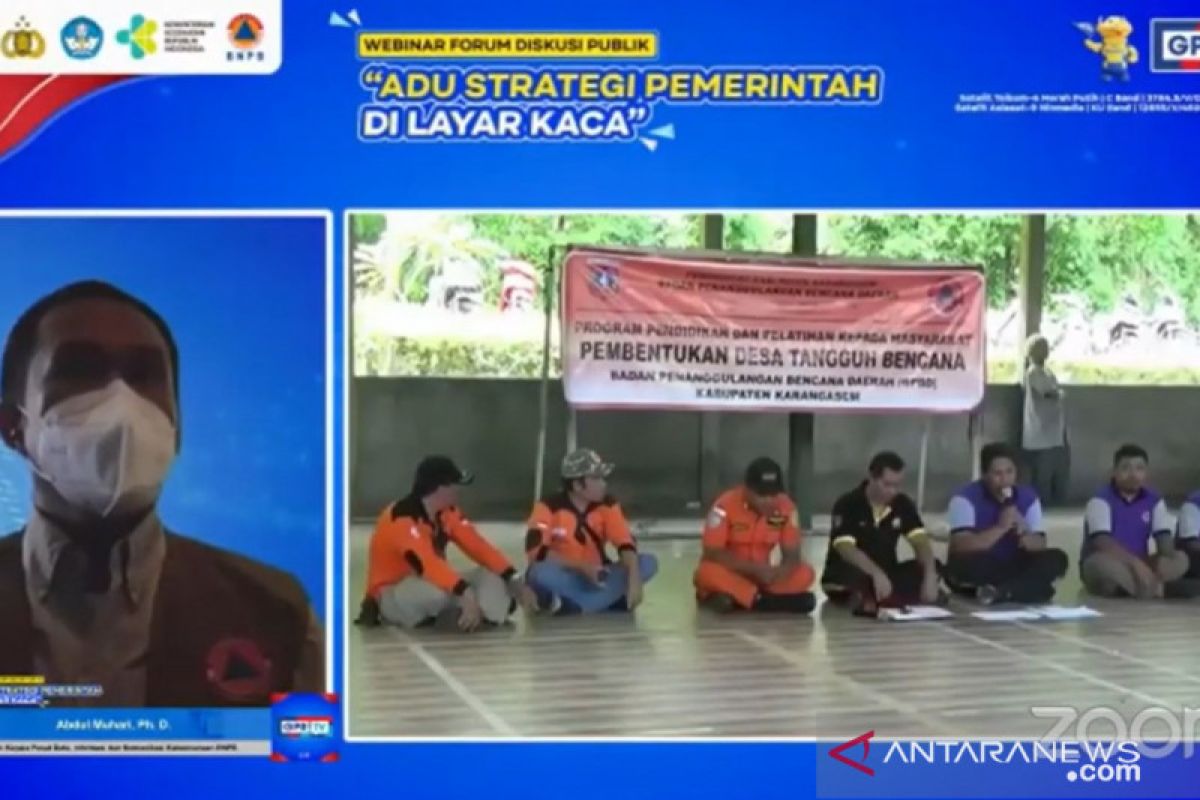 BNPB bagikan strategi penyebaran informasi kebencanaan