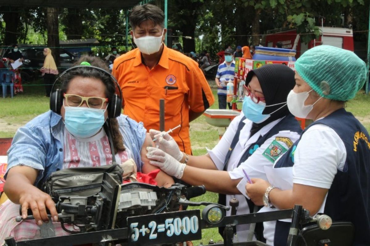 Pemkab Simalungun gelar vaksinasi di tiga lokasi, sasar 3.000 warga