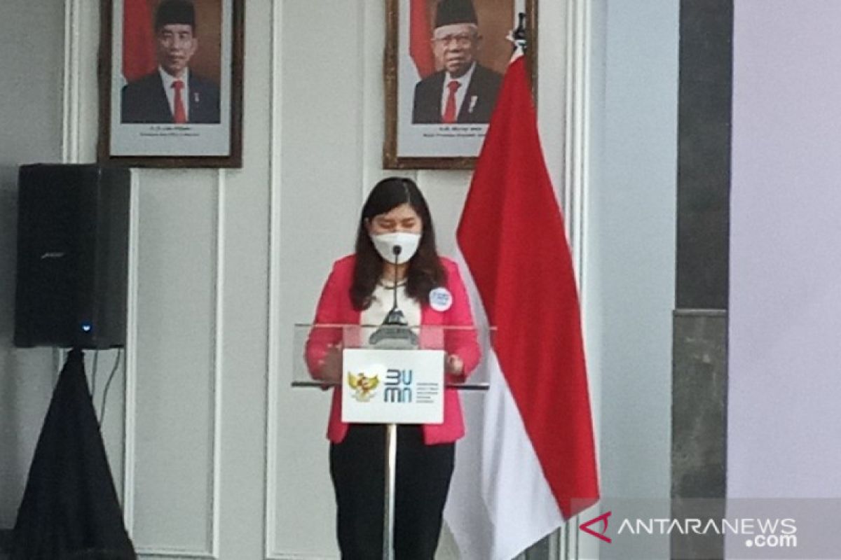 Sharon Florencia sampaikan pidato perdana sebagai "Kak Menteri BUMN"