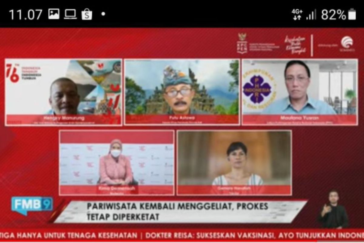 Kemenparekraf: Pariwisata kembali menggeliat, prokes tetap diperketat