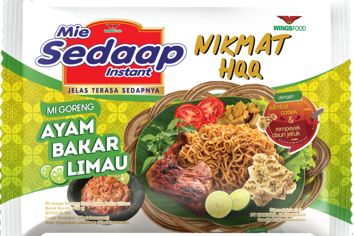 Ayam bakar limau, varian baru rasa mie instan