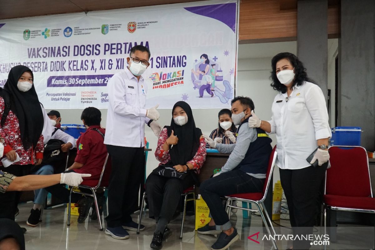 Tim Koordinasi Satgas COVID- 19 Kalbar untuk Sintang lakukan percepatan vaksinasi