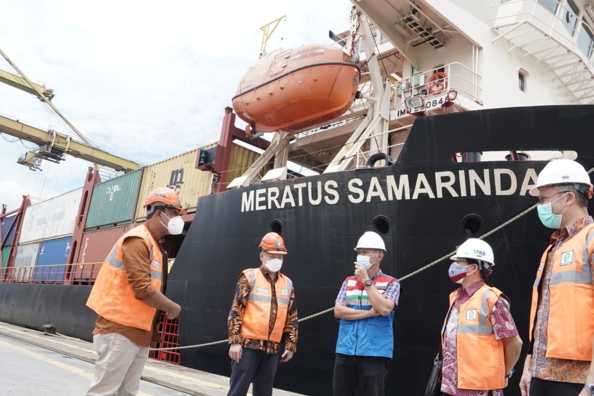 Pelindo I Belawan layani ekspor perdana Kapal Meratus ke Malaysia