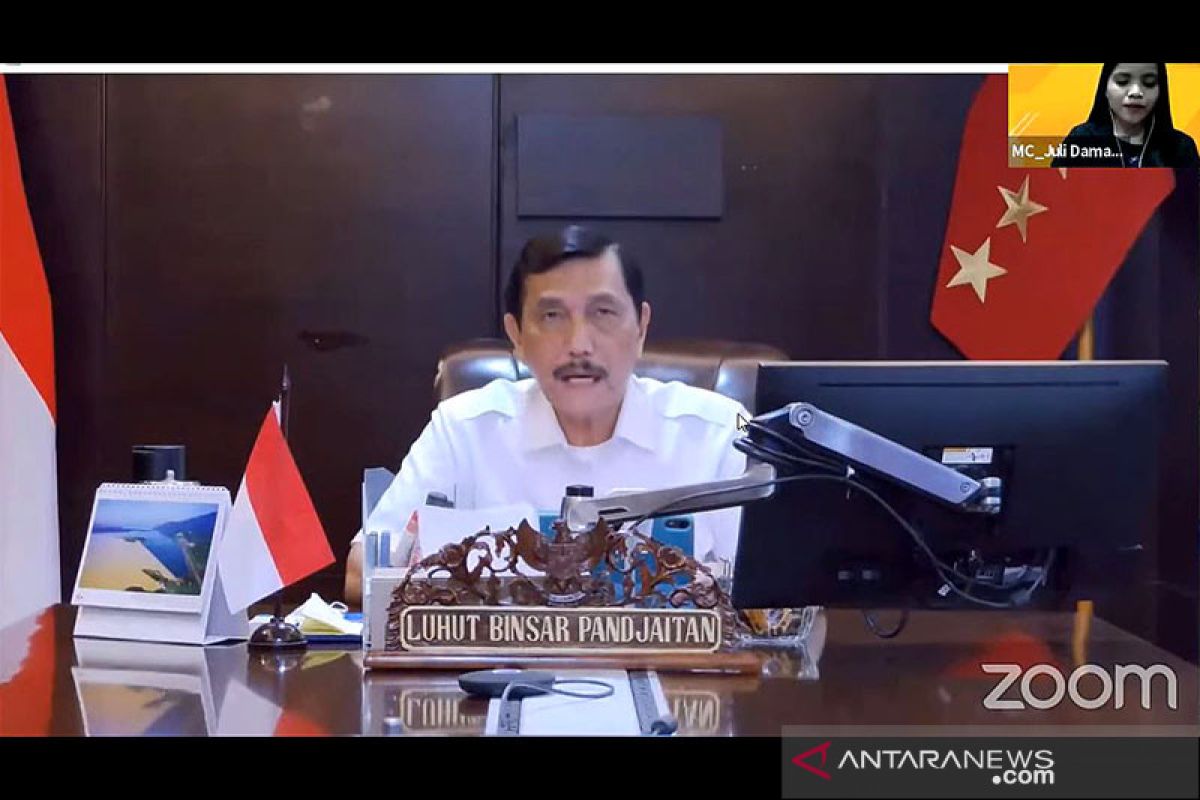 Luhut: AI punya peran dalam pengendalian data dan pencegahan COVID-19