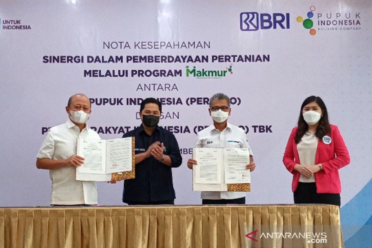 Pacu peran BUMN, Erick Thohir sebut Program Makmur untuk sejahterakan petani