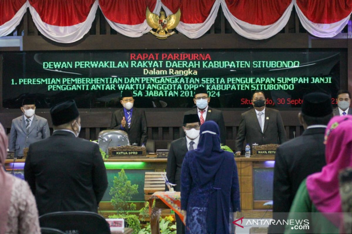 PAW anggota DPRD Situbondo dilantik