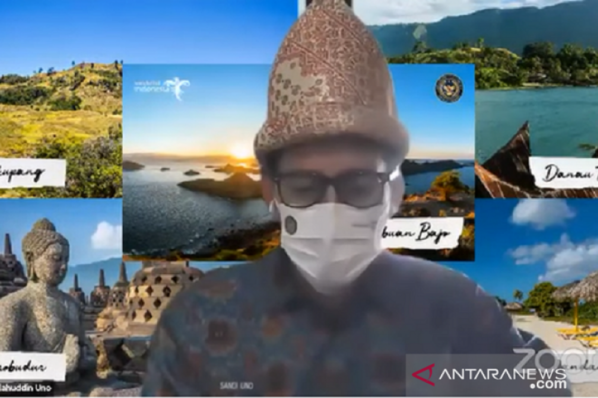 Sandiaga Uno sebut SDM dan digitalisasi solusi bangkitkan pariwisata saat pandemi