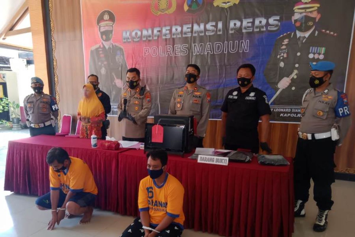 Polres Madiun ungkap pelaku pencurian komputer di dua sekolah