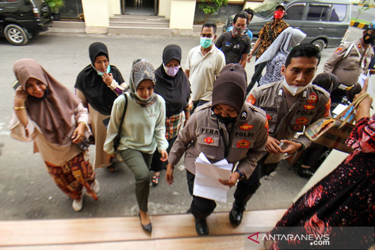Vaksinasi antar jemput di Polres Lhokseumawe