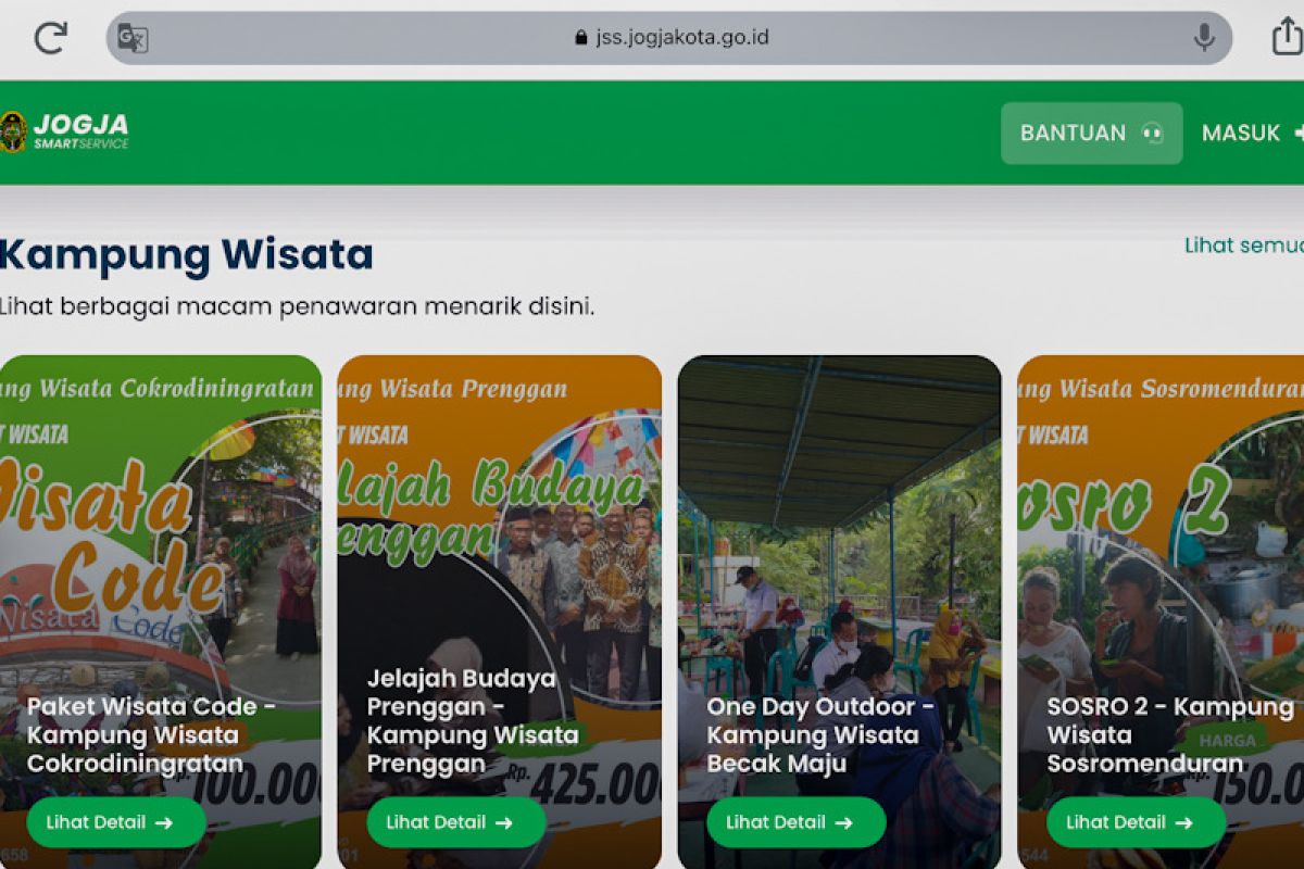Pasarkan kampung wisata, Pemkot Yogyakarta meluncurkan aplikasi Kamelia
