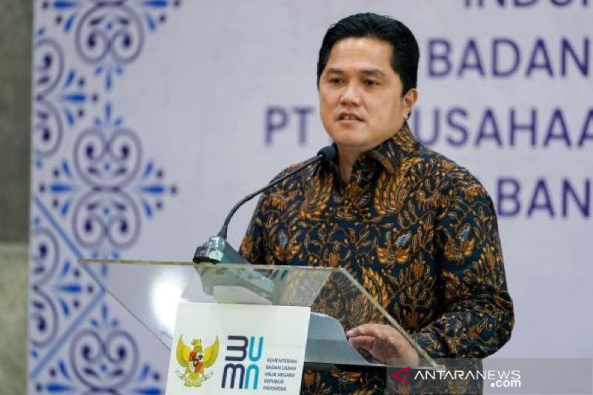 Menteri Erick Thohir harap Perpres merger Pelindo disahkan pada 1 Oktober