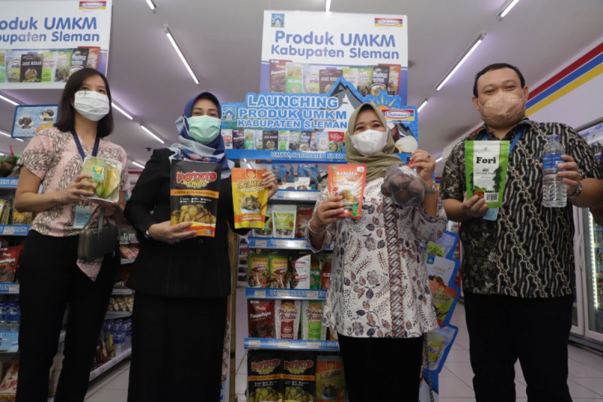 Sleman meresmikan pemasaran produk UMKM di toko berjejaring